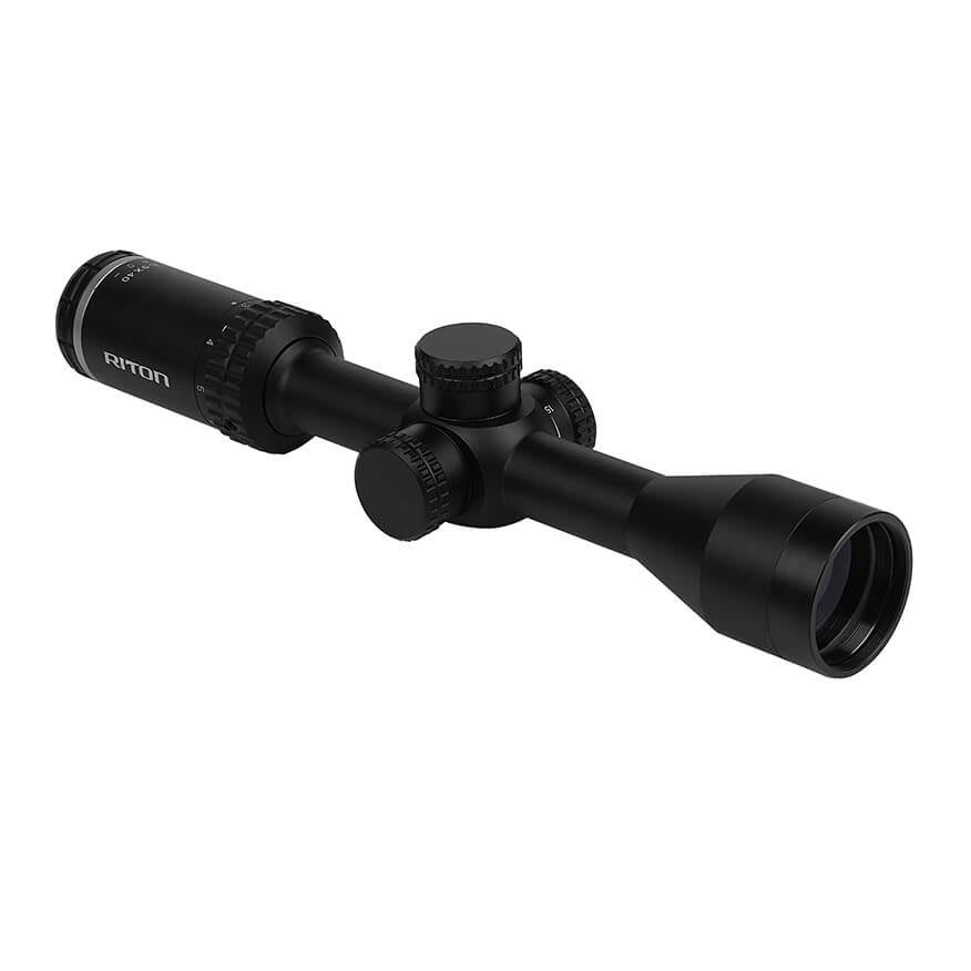 Riton Optics X1 PRIMAL LB 3 - 9x40 1 - Inch RHR ZRT Long Body Rifle Scope - Matte Black - Big Country Optics