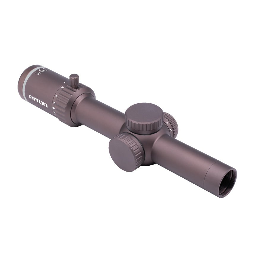 Riton Optics X3 Tactix 1 - 8x24mm 30mm Riflescope - Matte Black | Precision Optic - Big Country Optics