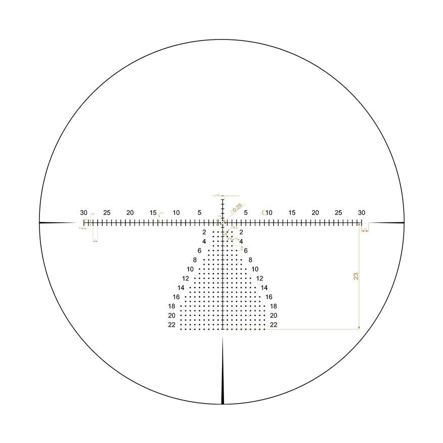 Riton Optics X5 Conquer 5 - 25x56 MOA FFP Illuminated Rifle Scope | First Focal Plane Long - Range Precision Optic - Big Country Optics